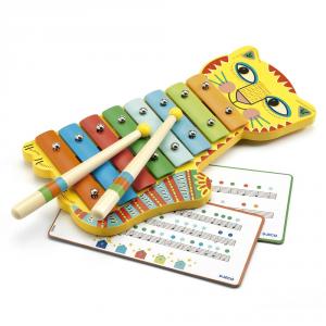 Juego de música metalófono de madera Animambo