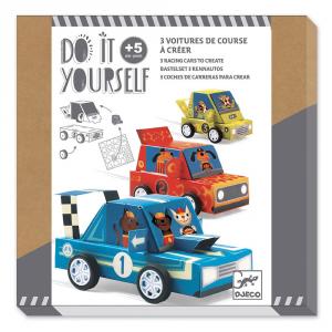 DIY 3 coches carreras grand prix