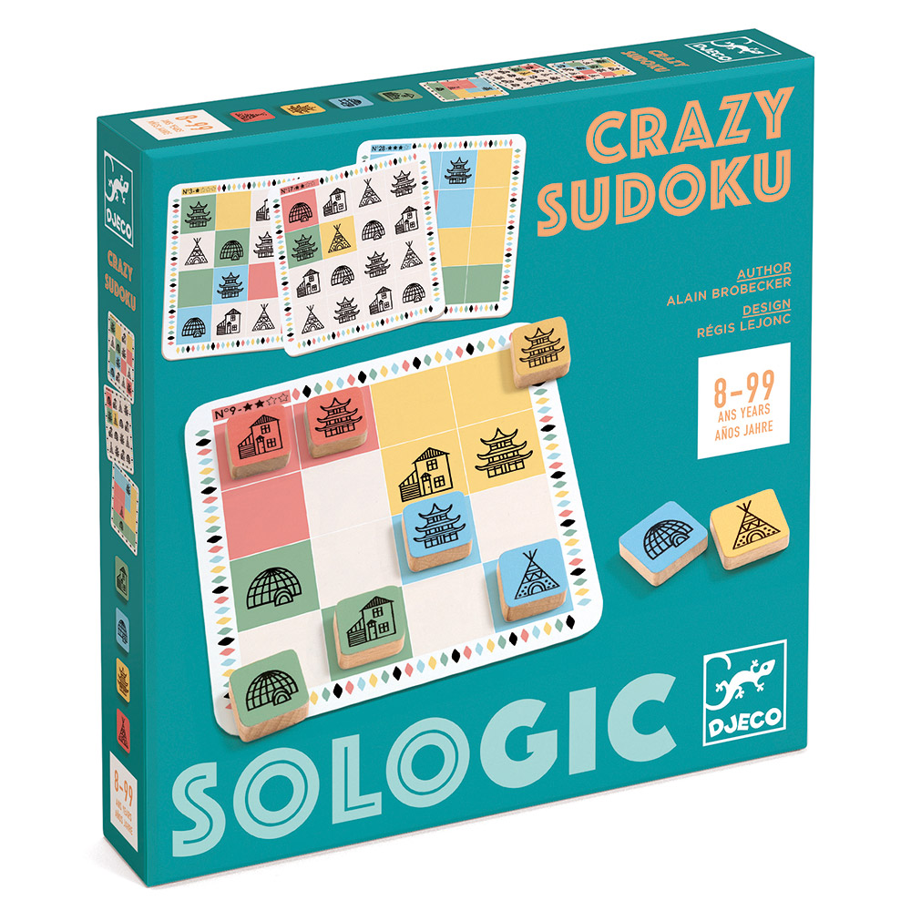 Crazy sudoku juego lógica Djeco :: Juguetes :: Dideco