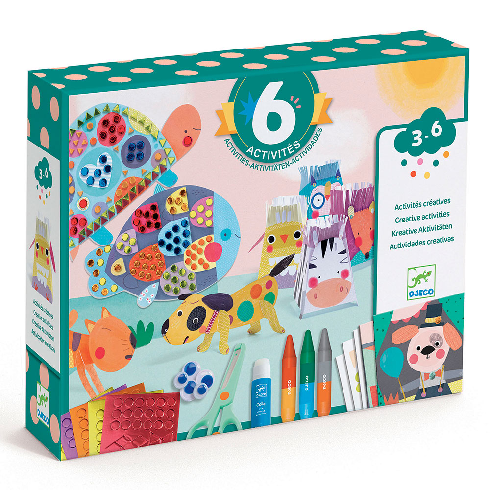  DJECO Kit de manualidades con parche artístico del