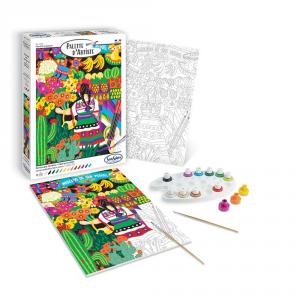 Set pintar por números mercado mejicano Palette d´Artiste