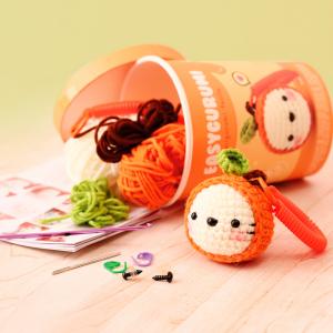 Set de ganchillo DIY mandarina easygurumi