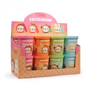 Expositor kit crochet easygurumi con contenido 16 unidades