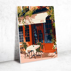 Set pintar por números verano en París