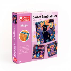 Set 3 tarjetas para metalizar magia