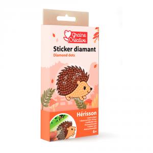 Set mosaico con diamantes adhesivos Erizo