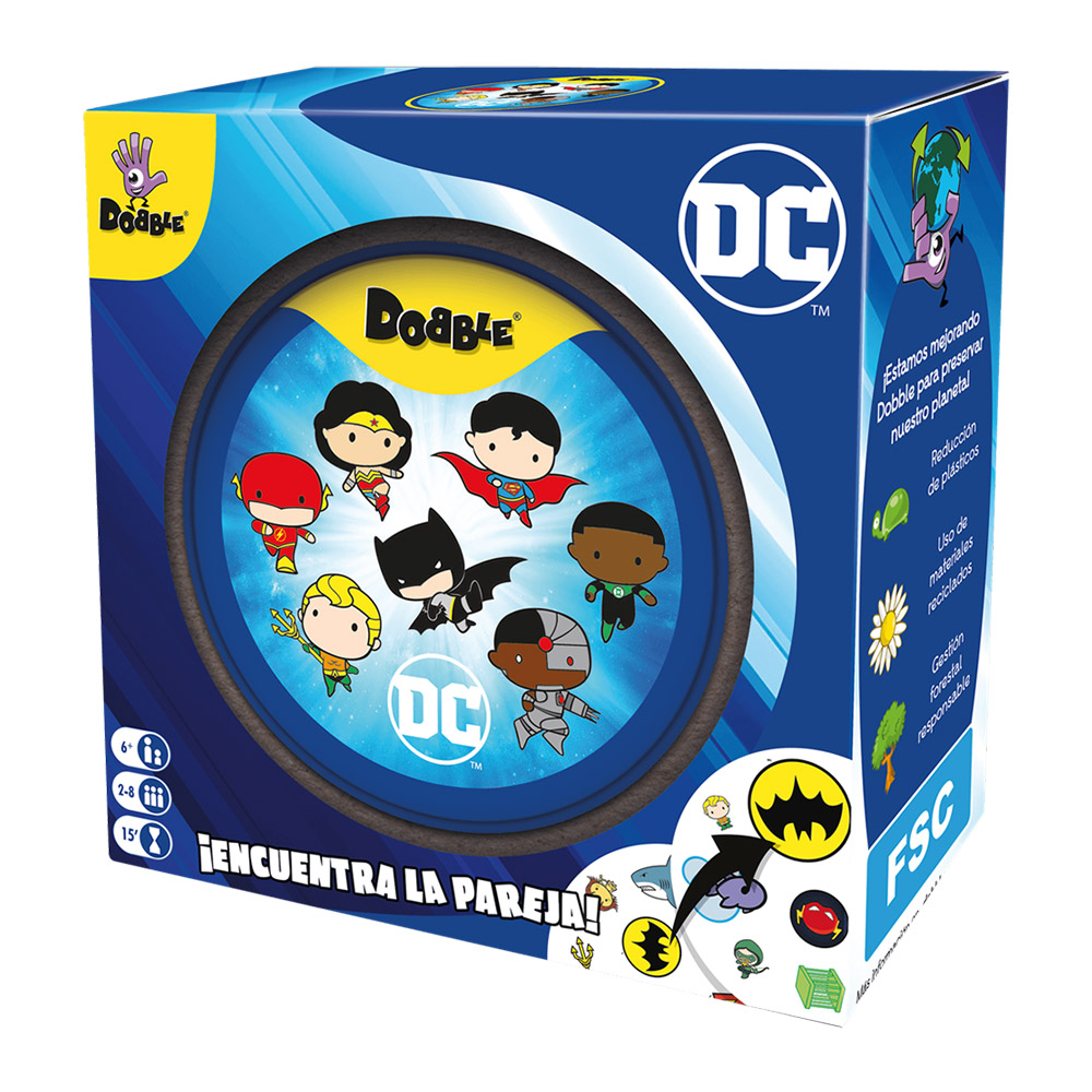 Dobble DC Universe juego de cartas