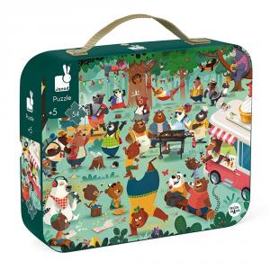 Maletín puzzle familia osos 54 piezas