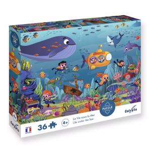 Puzzle vida submarina 36 piezas Calypto