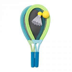 Set raquetas XL con 1 pelota y 1 pelota de bádminton.