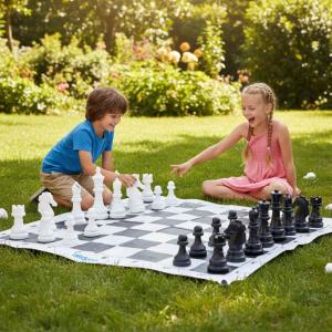 Ajedrez de suelo XXL