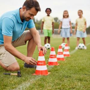 Set 4 conos 18x13x13cm