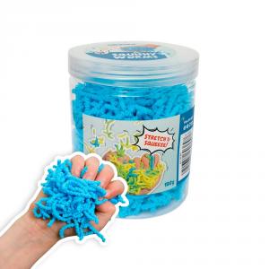 Squishy worms azul bote 120gr