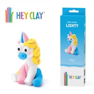 Pasta de modelar Hey Clay unicornio Lighty