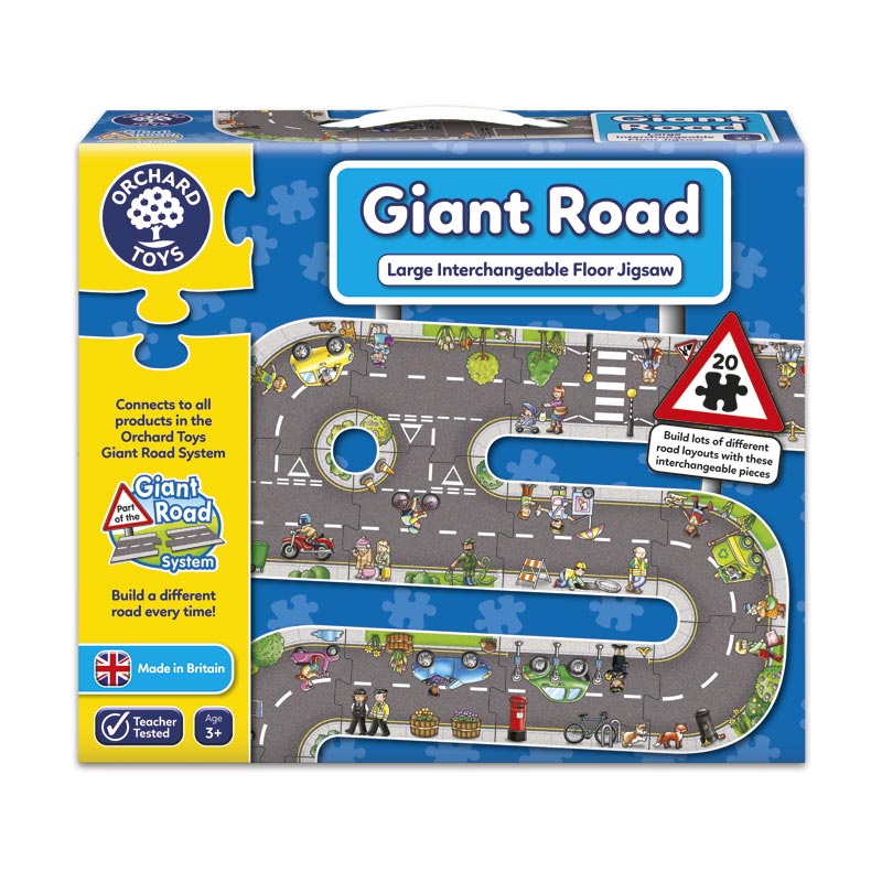 Puzzle gigante suelo Giant Road (20 piezas) :: Orchard :: Juguetes :: Dideco