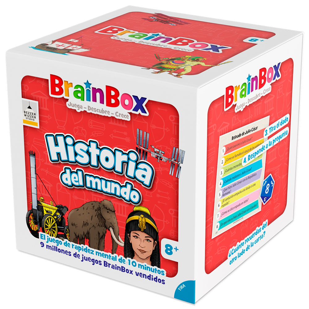 Brainbox Historia del mundo juego de memoria
