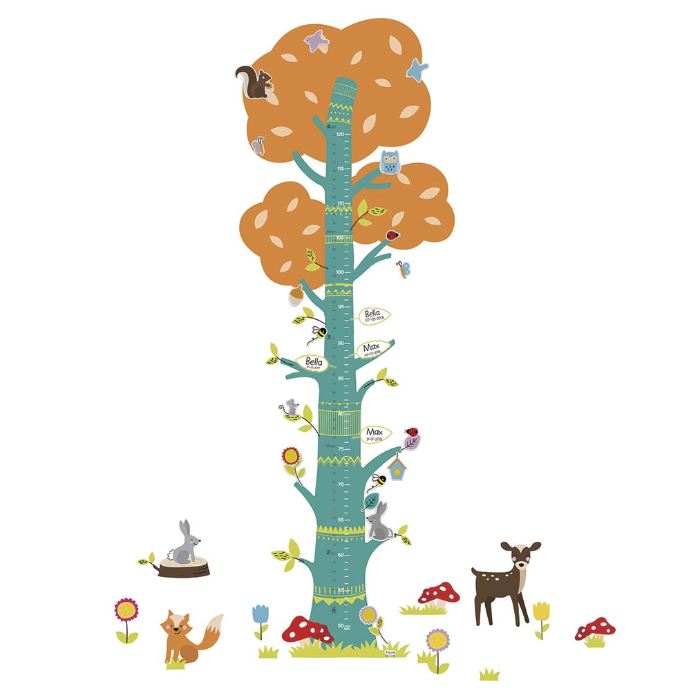 Medidor adhesivo árbol naturaleza