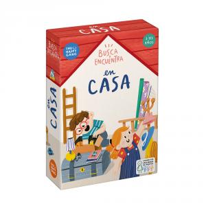 Juego de cartas Busca y encuentra en casa