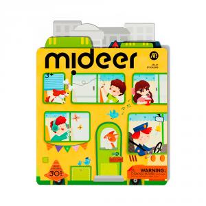 Pegatinas de gel removibles ciudad con escenario