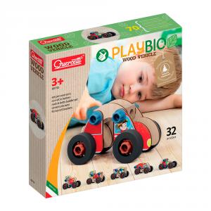 Construcción vehículos de madera Play Bio 32 pzas.