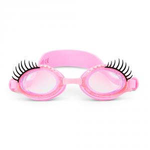 Gafas de natación splash lash rosas con pestañas 3-6 años