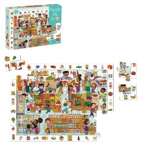 Puzzle XXL mercado 30 piezas