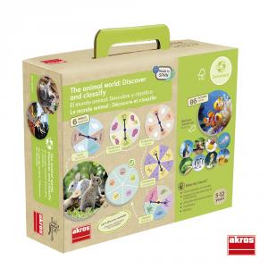 Juego de mesa El mundo animal: descubre y clasifica