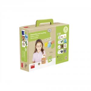 Juego de asociación Separar y reciclar