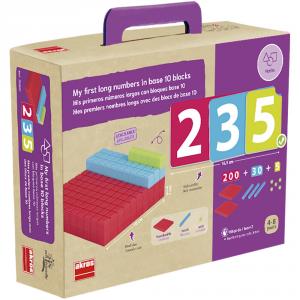 Mis primeros números largos con bloques base 10