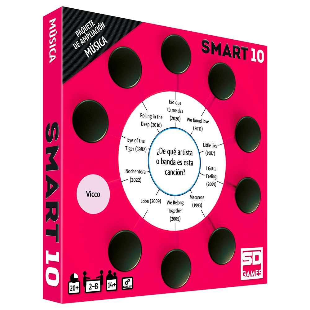 Juego de preguntas Smart 10 expansión Música