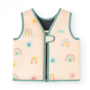 Chaleco flotador Rainbow cream talla XS 11-15 kg