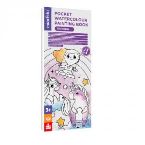 Cuaderno pocket acuarelas unicornios fantasía