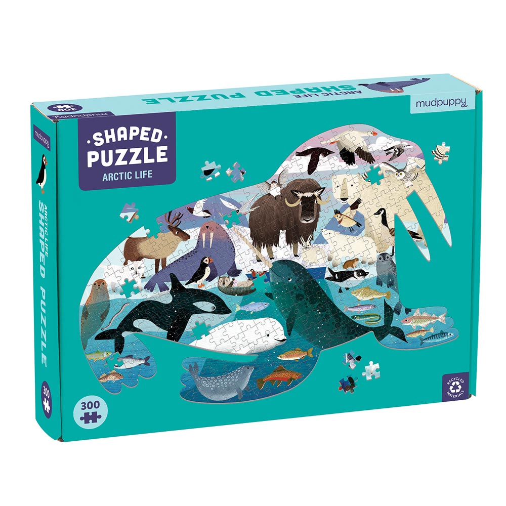 Puzzle ártico 4 puzzles para niños en 1