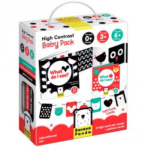 Baby pack alto contraste Banana Panda