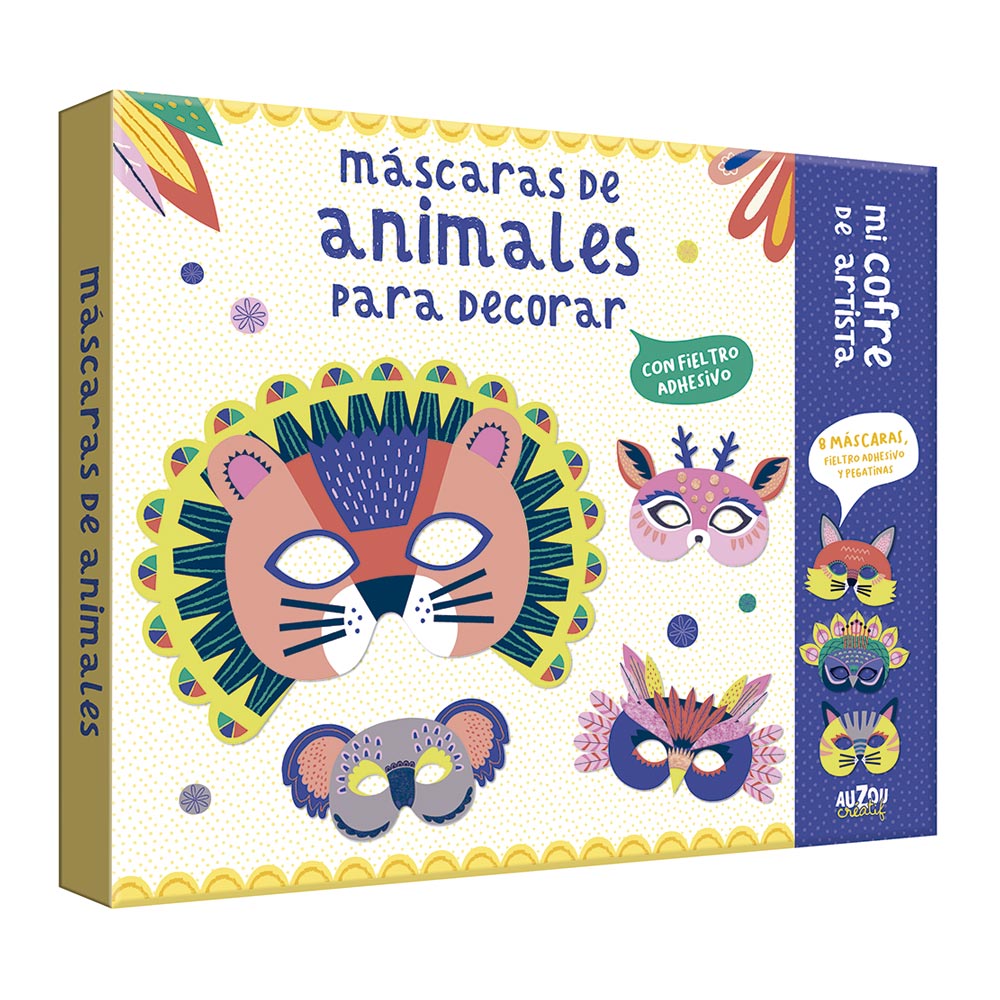 Máscaras de animales (Cumpleaños online)