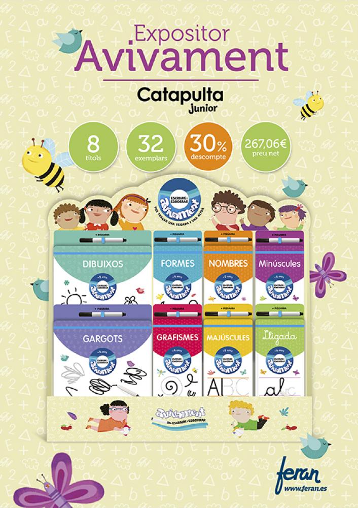 Expositor Avivament escriure i esborrar Catapulta