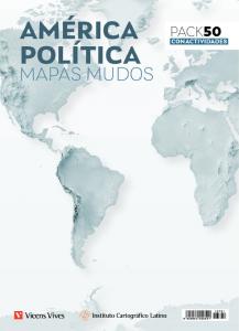 Mapas mudos Amñerica política pack 50 actividades