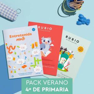 Pack verano 4º primaria Rubio