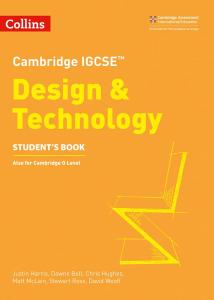 DESIGN AND TECHNOLOGY.ST.CAMBRIDGE IGCSE