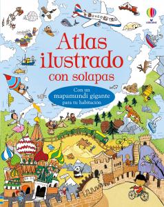 Atlas ilustrado con solapas