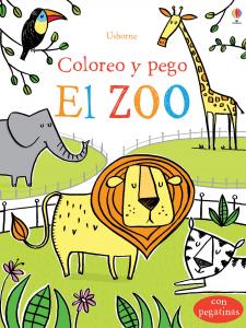 Coloreo y pego El Zoo