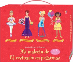 Mi maletin de El vestuario en pegatinas (roja)