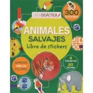 Animales salvajes libro de stickers