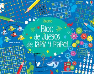 Bloc de juegos de lápiz y papel
