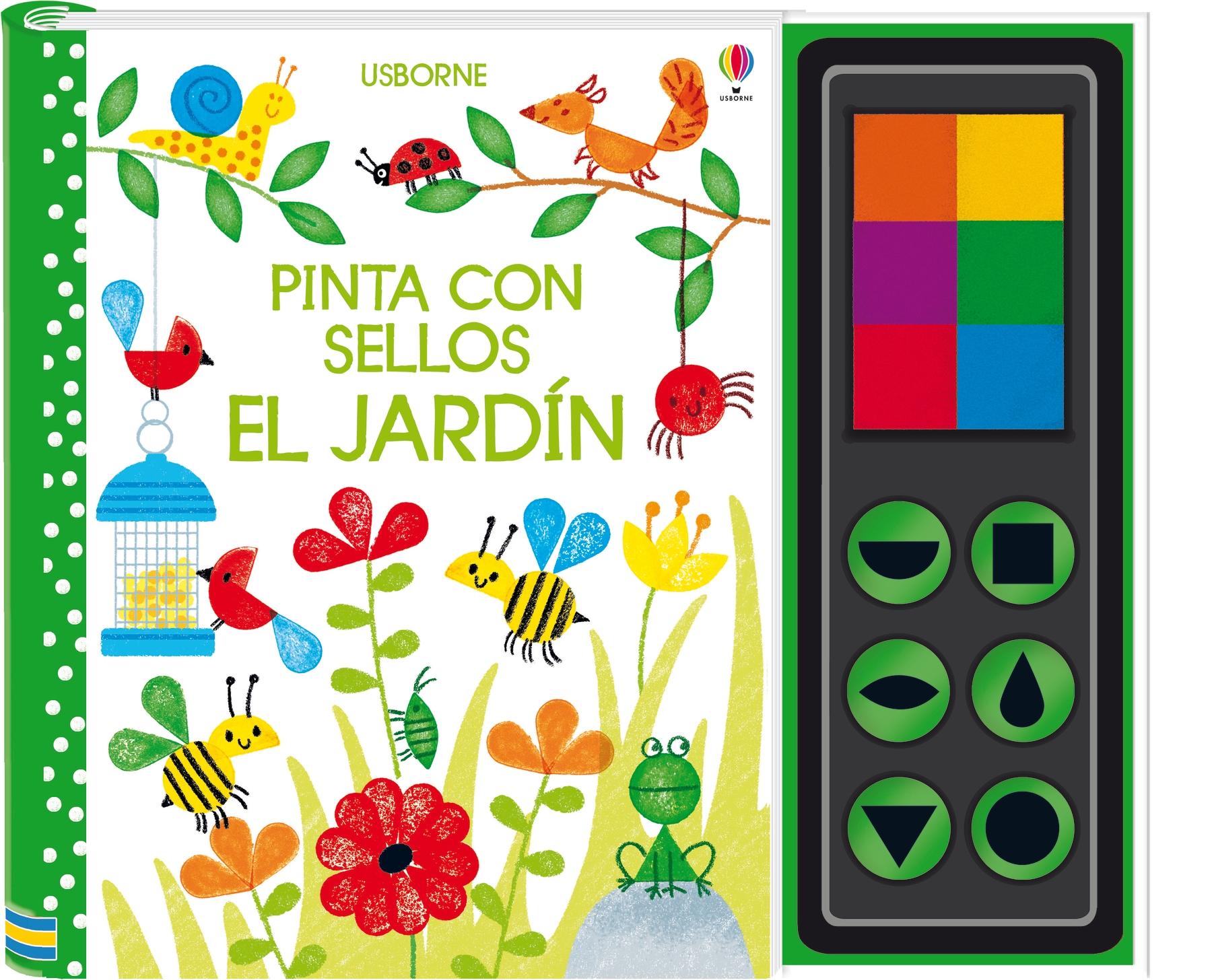 Pinta con sellos - El jardín