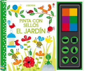 Pinta con sellos - El jardín