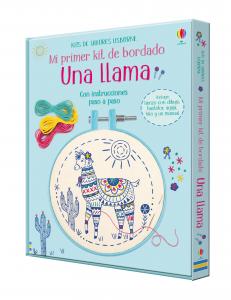 Mi primer kit de bordado - Una llama