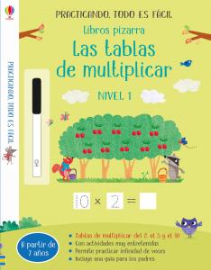 Libros pizarra - Las tablas de multiplicar NIVEL 1