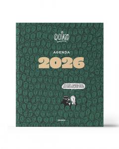 Quino 2026 Agenda Encuadernada verde