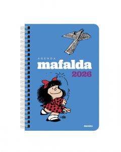 Mafalda 2026, Agenda Anillada Columnas Azul
